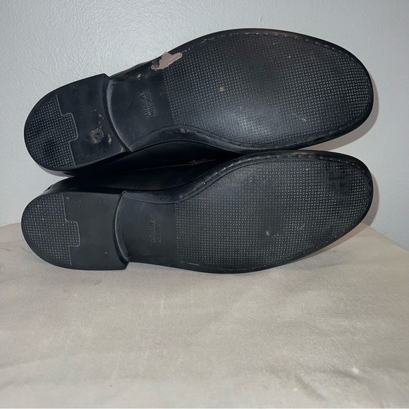 Johnston Murphy Men's Loafers 9.5 M Soft Black Sheepskin Leather Anti Slip - Picture 6 of 10